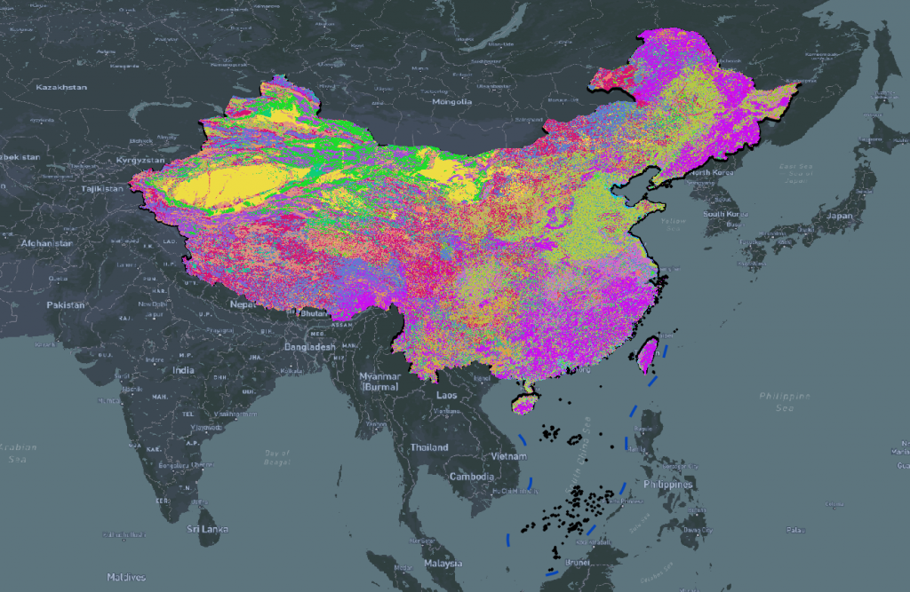 【0031】中国土地利用现状遥感监测数据1980-2020年 1km-数据论坛论坛-交流论坛-一颗规划生
